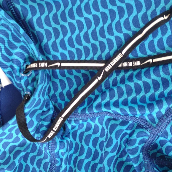 Blue Nike Running Dri-Fit Crop Leggings XS - Picture 11 of 11